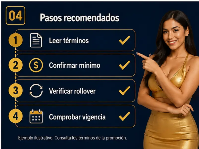 Pasos recomendados antes de realizar el depósito