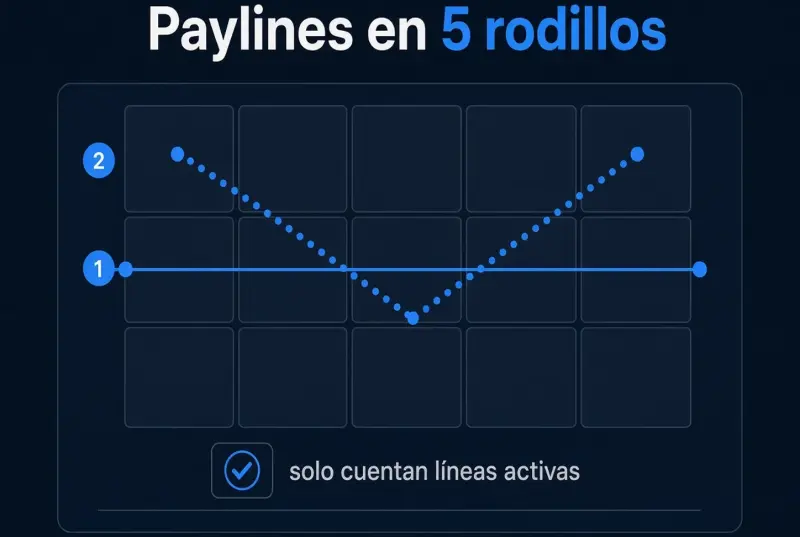 Grilla 5 por 3 con una línea central y otra en forma de V