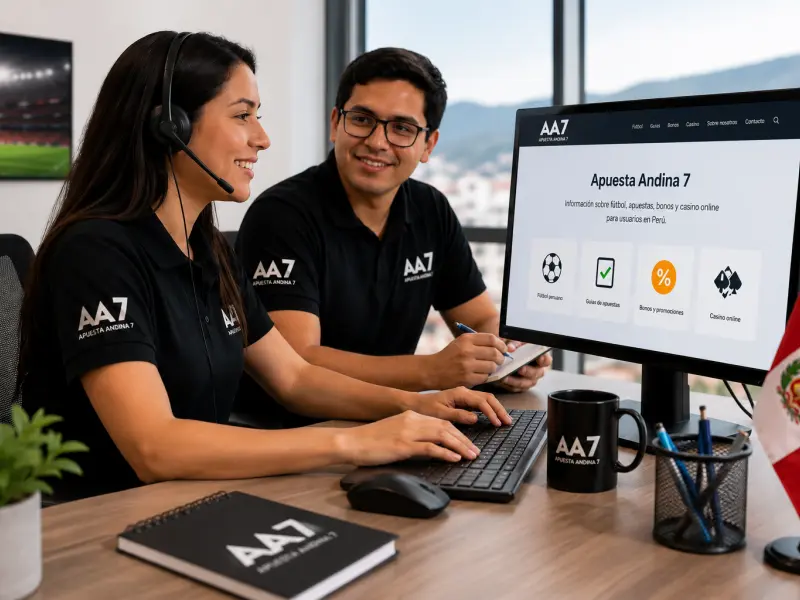 Equipo editorial de Apuesta Andina 7 en contacto con lectores de Perú
