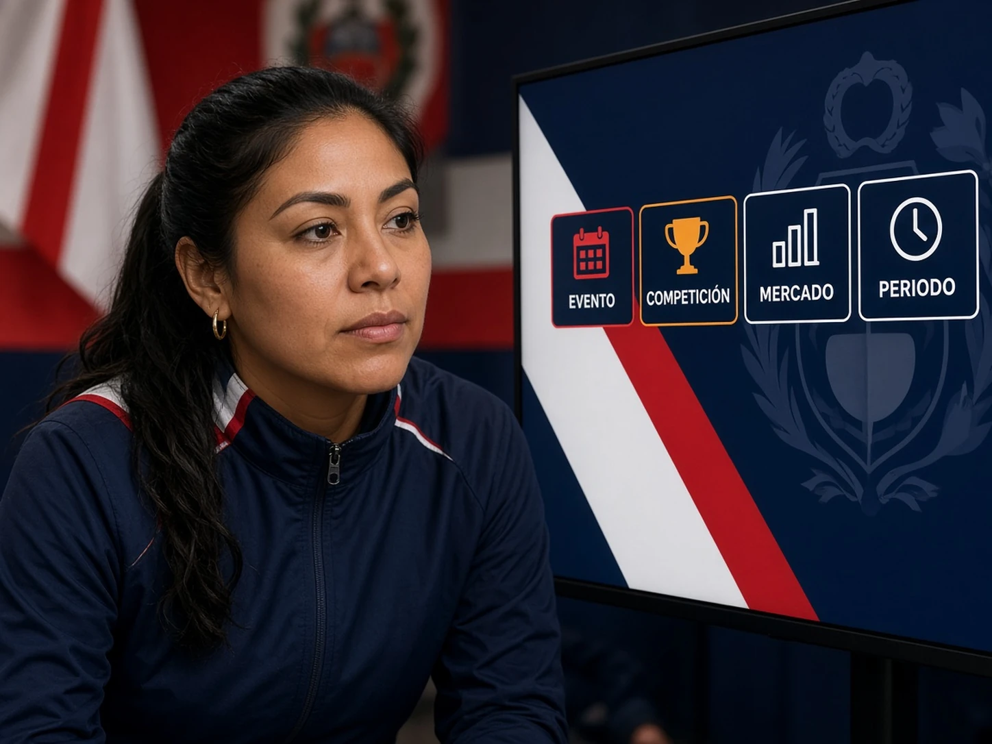 Mujer peruana revisando errores comunes antes de apostar a la Selección Peruana
